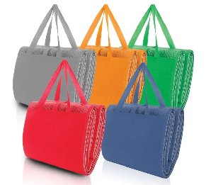 מחצלת חוף זוגית גדולה 180×180 מתקפלת לתיק